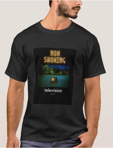 Basic Dark Black Vintage 'Television The Movie' T-Shirt