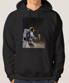 Astronaut with a Pint Hoodie