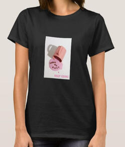 Women's Basic Black & Pink Doing My Best T-Shirt