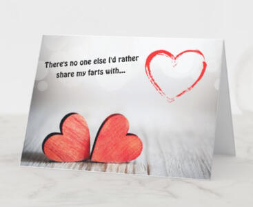 Share my farts with Valentines Holiday Card