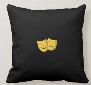 Theatre Mask Cushion